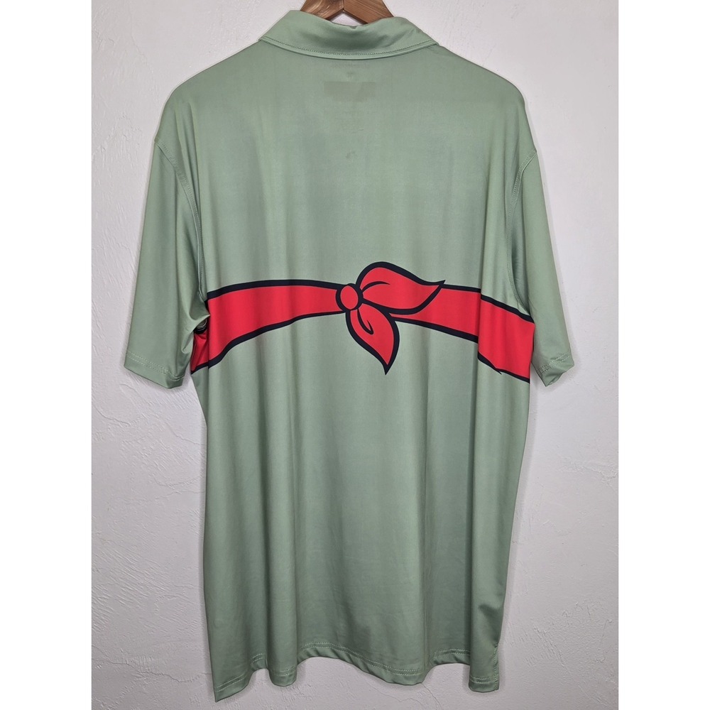 RSVLTS Teenage Mutant Ninja Turtles TMNT Raphael Polo Shirt Mens XL *Please Read - Picture 4 of 9